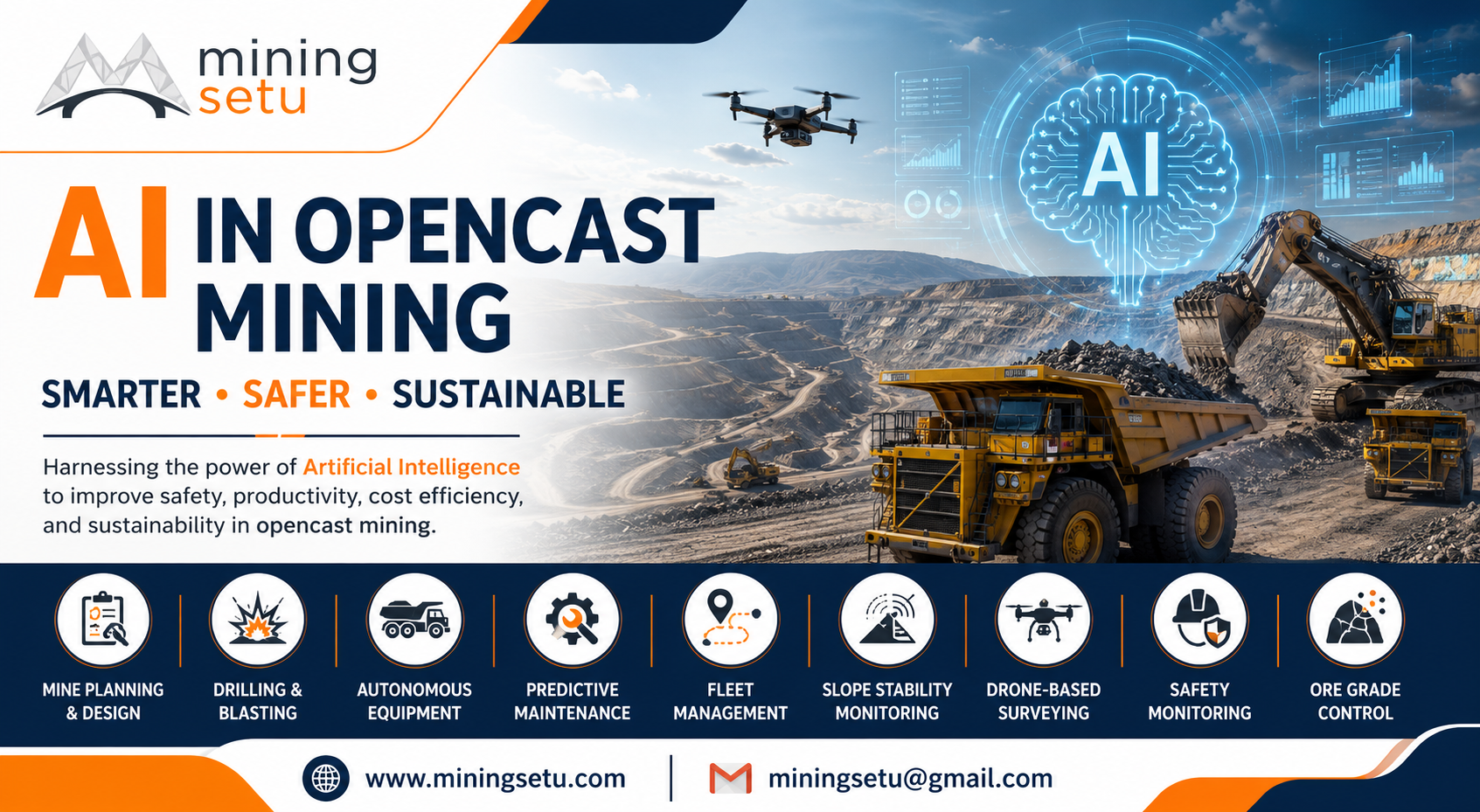 AI in Opencast Mining: Smarter, Safer & Sustainable Operations